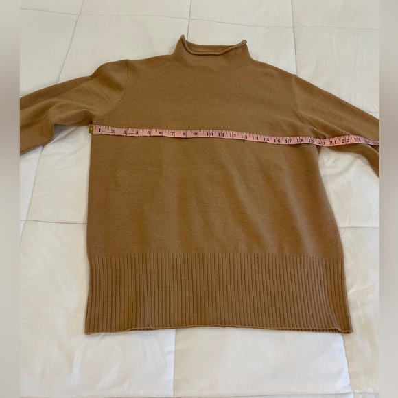 French Connection Size XL Roll Neck Cozy Gold beige Color - Picture 5 of 9